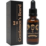 The Gentlemen's Beard Premium Beard Oil And Conditioner Softener - Natural, Organic & Fragrance Free - Fortified With Argan, Jojoba, Evening Primrose, Sunflower Seed Oil and Vitamin E For Best Results