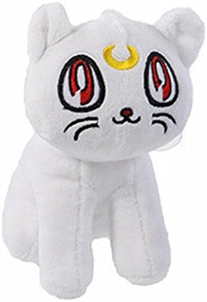 Sailor Moon White Artemis Cat Plush Doll Soft Cotton Stuffed Plush Toys Decorations Gift for Children 30CM