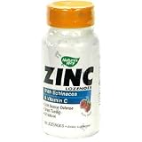 Nature's Way - Zinc Lozenges W/Echinacea & Vitamin C, 60 lozenges