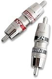 StreetWires Couplers Pair of male-to-male RCA connectors