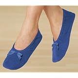 Velour Ballerina Slippers