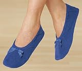 Velour Ballerina Slippers
