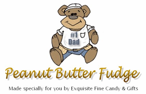 #1 Dad Peanut Butter Delight Fudge Box by Exquisite Fine Candy & Gifts