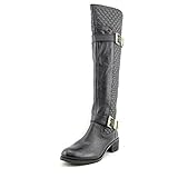 Vince Camuto Women's Faris Motorcycle Boot, Black, 6.5 M US