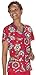 Wonderwink Women's Printed Mock Wrap Top