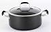 Hamilton Beach 92311 Aluminum Nonstick Signature 5 Quart Covered Dutch Oven, Black