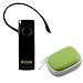 iKross Wireless Bluetooth Handsfree Headset + Pouch Case For Samsung Samsung Focus 2 SGH-I667, Galaxy S III i9300, Galaxy S II Skyrocket HD i757, Galaxy S Aviator R930, Galaxy S2 i9100, Brightside U380, Exhibit II 4G SGH-T679, Galaxy Note N7000, Galaxy Nexus Prime i515 LTE, Epic Touch 4G D710, LG Optimus M+ MS695, A340, Xpression C395, Optimus Elite LS696, Viper 4G LTE LS840, Lucid VS840, Rumor Reflex LN272  : image