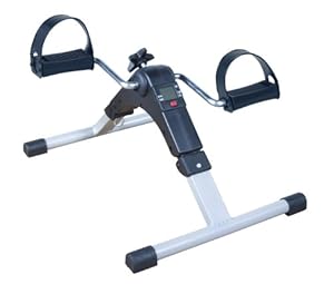 Drive Medical Deluxe Folding Exercise Peddler with Electronic Display , Black