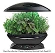 AeroGrow AeroGarden with Gourmet Herb Seed Kit, Black