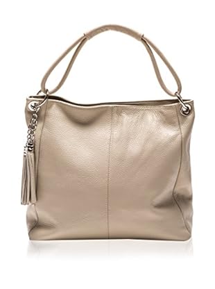 Anna Luchini Bolso asa al hombro Tote (Beige)