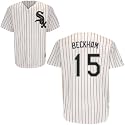 Mens Chicago White Sox #15 Gordon Beckham Home Replica Jersey