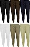 Ladies Elasticated Pocket Trousers Womens Pants Sizes 12 - 24