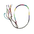 South Beach Rainbow Thread Anklets, Assorted Colors, Set of Two