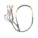 South Beach Rainbow Thread Anklets, Assorted Colors, Set of Two