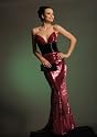 1108 Sequin V-neck Gown Evening Dress