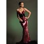 1108 Sequin V-neck Gown Evening Dress