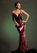 1108 Sequin V-neck Gown Evening Dress