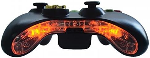 Pre-Wired Bowtie Mic Piece LED Mod Kit for Xbox 360 Controller Orange