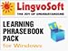 Software : LingvoSoft Learning PhraseBook Pack software for Windows