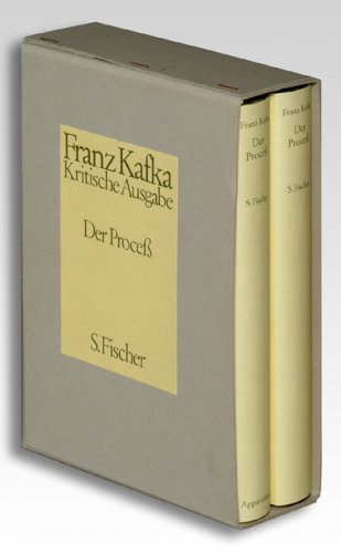 Der Proce�, Kritische Ausg., 2 Bde.