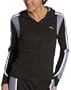 PUMA Women's Mesh Hoodie, Black/Daybreak/White, Medium