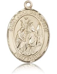 14K Gold St. John the Baptist Medal