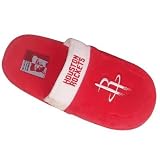 Houston Rockets Scuff Slipper Size: 6-7.5, Color: Red / White