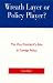 Book Wreath Layer or Policy Player?: The Vice President's Role in Foreign Policy (Presidency and Public Policy)