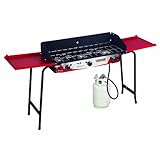 Camp Chef Professional Series GB-90D Pro 90 Deluxe 3 Burner Modular Cooking System, Black/Red