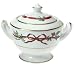 Royal Worcester Holly Ribbons 1-Cup Sugar Bowl and Cover