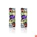 Sterling Silver Multi-Gemstone Post Earrings
