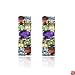 Sterling Silver Multi-Gemstone Post Earrings