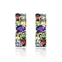 Sterling Silver Multi-Gemstone Post Earrings