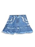Wild Mango - Girls Denim Rodeo Skirt, Indigo