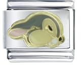 Animal Disney Gold Thumper Licensed Italian Charms Bracelet Link