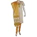 Womens Summer Dresses Punjabi Salwar Kameez Cotton Embroidered Size M (slk455)