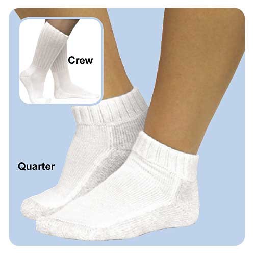 Diabetic Quarter Socks by ComfortWear 2-Pack