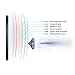 Moto 360 Screen Protector - Rerii Tempered Glass, Screen Protector for Moto 360 2nd Generation 46mm Watch, 9H Hardness, 0.3mm Thickness, Delicate Touch, Real Glass Screen Protector
