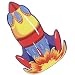 Space Ship Rocket Shaped Kids Rug 39" X 58"