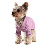 Stinky G Lavender Dog Aran Sweater, #12 - M