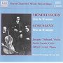 Mendelssohn / Schumann: Piano Trios [Recorded 1928]