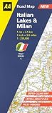 Italian Lakes and Milan (AA Road Map Italy)