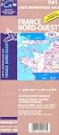 Carte a�ronautique : France Nord-Ouest