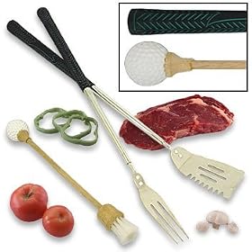 TOP QUALITY GOLF 3 Piece Bbq Set, Barbecue Tools, Grills, Fryers and Outdoor Cooking (1... by TOP QUALITY GOLF