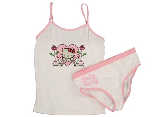 41M2Dl3DoPL Girls Hello Kitty Camisole / Sleep Short Set