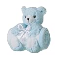 Pem America Bear with Blanket 2-pc. Set - Blue