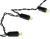 Bethlehem Lighting 20-Lamp 5mm Wide-Angle LED Battery-Operated Lighting Set, Amber