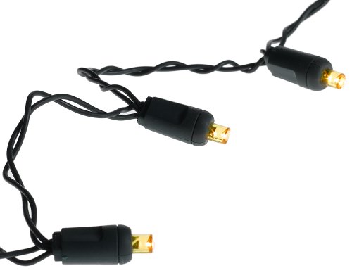 Bethlehem Lighting 20-Lamp 5mm Wide-Angle LED Battery-Operated Lighting Set, Amber