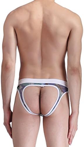 Zon-E Men's Sexy Open Butt See-through Mesh Pants