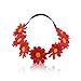 Gellwhu 7pcs Women's Boho Summer Beach Garland Sun Flower Headbands